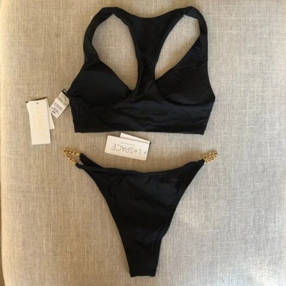 L*Space Racerback Jaylo top + Van Damme bottom (size XL) NWT - Picture 9 of 9